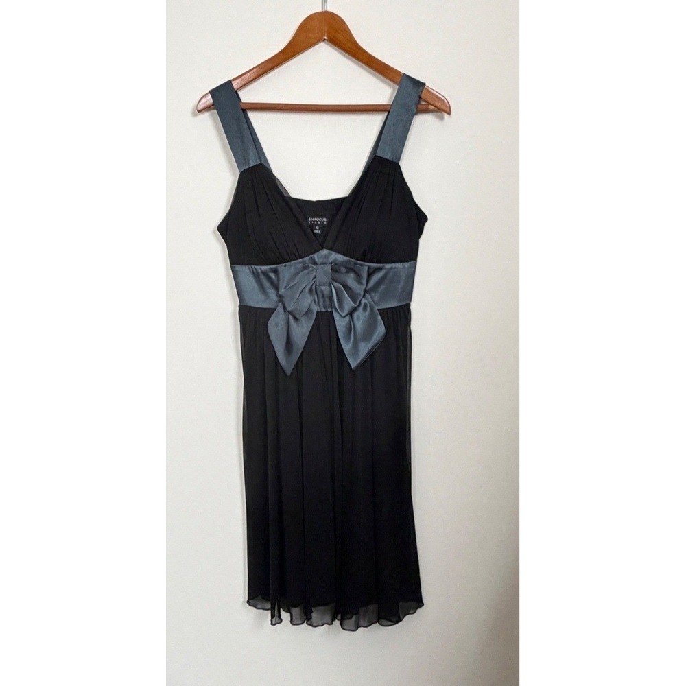 Y2K Enfocus Studio Black Babydoll Dress‎